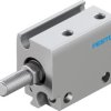 Siłownik kompaktowy skok: 5mm Festo Ø 10mm dwustronnego działania Action ADN-S-10-5-A-A