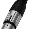 Złącze żeńskie XLR Monacor XLR-803/J 0348980, 1 szt.