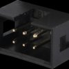 Box connector, 6-pin, angled