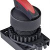 TRU COMPONENTS TC-9860124 S2SRN-S5R Przełącznik ścienny blokada czerwony 2 x 60 ° 1 szt.