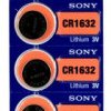 5 x bateria litowa mini Sony CR1632