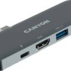 Stacja dokująca Thunderbolt™ 3 Canyon DS-5 zasilanie USB-C®, zintegrowany czytnik kart