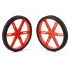 Pololu Wheel 80x10mm Pair - Red