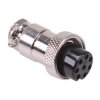 8 Way Female M16 Metal Circular Connector Plug 4A