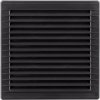 Kratka wentylacyjna z siatką 170x170 Fi 100 grafit