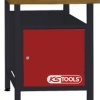 KS Tools 8650012 Stół warsztatowy (S x W) 600 mm x 840 mm czarno-czerwony