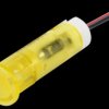 QS83XXHY220 Indicator LED, 220 V AC, 8 mm, wired, yellow