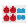 Rozdzielnica budowlana RB gniazda 4x16A/5 4x250V IP44 R-BOX 300 B.18.3138 PAWBOL