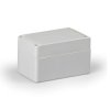 Obudowa Cubo S 75x125x75mm podstawa 50mm boki gładkie pokrywa szara IP67 ABS SABP081308G