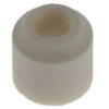 Koralik ceramiczny, Ceramika, Biały, otwór: 2.5mm, +1200C
