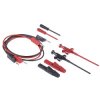 Przewody pomiarowe długość przewodu 1m Hirschmann Test & Measurement Zacisk krokodylkowy, wtyk sprężynowy Zestaw