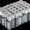 40-pack of Ansmann alkaline AA batteries