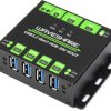 Przemysłowy HUB USB 3.2 4 portowy z dwoma wejścia hosta Waveshare
