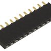 Gniazdo PCB 12 -pinowe raster: 2.54mm typu płytka – płytka Proste Przewlekany