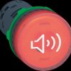 XB5KS2B4 Harmony buzzer, illuminates red, diameter 22 mm, 24 V