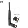 90737 WiFi 2.4 GHz Antenna BNC plug 2 dBi 14.5 cm omnidirectional with