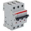 Wyłącznik nadprądowy MCB, Typ K, 3-biegunowy, 40A, 400V, na szynę DIN, ABB S203-K40, S200