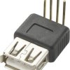 Złącze wtykowe USB do montażu na płytce drukowanej TRU COMPONENTS Typ A 90° 774932, 1 szt.