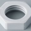 Counter nut, M12 x 1.5, PA, light gray, C2312117