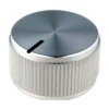 GALKA-60-18 Gałka potencjometru obrotowego, średnica 18 mm (na ośkę 6 mm) aluminium