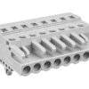 Gniazdo MCS-MIDI Classic 8-biegunowe szare raster 5mm 231-108/008-000 /50szt./