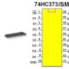 Układ cyfrowy 74HCT373/SMD