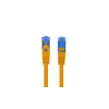 Patchcord - przewód sieciowy Ethernet 0.5m kat.6A S/FTP, pomarańczowy, Lanberg