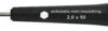 ESD pin wrench, 2 mm, hexagon, BL 50 mm, L 150 mm, 6-635