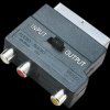 Scart plug to 3 RCA socket with switch