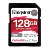 Karta SD SDXC, 128 GB, Kingston Canvas React Plus V60