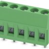 PCB terminal, 5 pole, pitch 5.08 mm, AWG 24-14, 16 A, screw connection, green, 1931644
