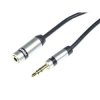 kabel Jack 3.5 wtyk - 3.5 gniazdo stereo 3,0m SLIM VITALCO