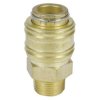 Einhell 4139208 R3/8"AG Pneumatic Quick-Fit Connector Solid Brass