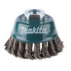 Szlifierska szczotka druciana z drutem falistym - gwint wewnętrzny M14 75mm/0,5mm D-24131