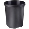 HAN 1836-13 Waste paper basket 50 l (Ø x H) 350mm x 490mm Black 1 pc(s)