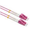 Value F.O. Kabel 50/125M Om4, Lc/Lc, Złącze Niskostratne, Fioletowy, 7 M