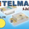 Dioda LED SMD 1206 komplet 10szt żółta