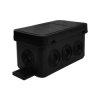 Puszka natynkowa 8-wlotowa wym/zew 80x45x41 mm IP54 czarna ViPlast 038-05
