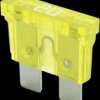 Automotive flat fuse, 20 A, 32 V, yellow, (L x W x H) 19.2 x 5.2 x 19.2 mm, F1520