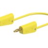 Przewód pomiarowy 64.1033-10024, 19A, 30 → 60V, kolor: Żółty, dł. 100cm, Staubli