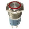 Przycisk metal. JH16-11 czerwony bistabilny podświetlany