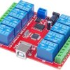 8-Channel 12V USB Controlled 10A/230V Relay Module