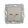 MINI Mechanizm łącznika zwiernego żaluzjowego w stylu amerykańskim taupe 60MWPUS-8 KARLIK