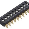 Przełącznik DIP-SWITCH Ilość sekcji 10 ON-OFF 0,025A/24VDC A6S-0101-H