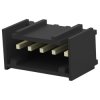 Pin header, 5 pole, pitch 3.96 mm, straight, black, 2-647123-5