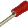 Konektor; 1,9 mm; 0,5÷1,5mm2; bolcowa; izolowany; KKR 1,9; czerwony; proste; na przewód; zaciskany; 1 tor