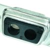D-Sub socket, 2 pole, 2W2C, straight, 09691000022