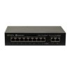 Switch 8x PoE 10/100 Mbps 802.3af/at + 2x Uplink 10/100 Mbps, 96W tryb Extend (250m)