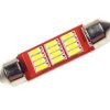 Żarówka LED C5W 41mm 12V 12xSMD30 biała zimna, moc 1,3W