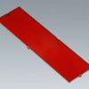 Front plate, PC, (W x H) 155 x 42 mm, red/transparent, B6806300